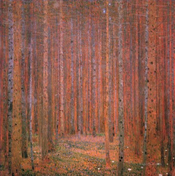  Klimt Oil Painting - Fir Forest I Gustav Klimt